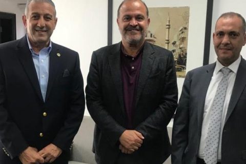 لقاء مع حسين باشا المجالي /وزير الداخلية الأسبق ومدير الأمن العام في مكتبه لبحث الأوجه التعاون ودعم الجمعية والتشاركية
