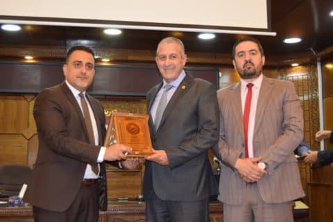 القى المهندس وفائي مسيس محاضرة توعوية مرورية لطلاب جامعة اربد الاهلية ، كما تم زيارة فرع اربد والاطلاع على نشاطاتها بتاريخ 21-5-2022