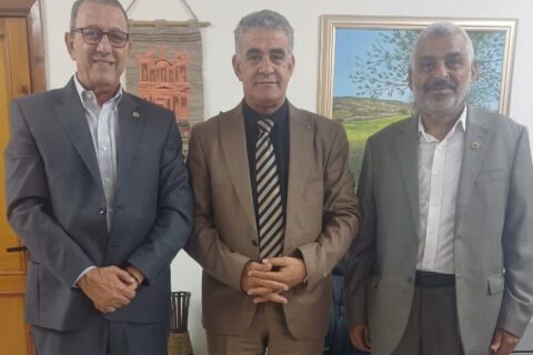إلتقى رئيس الجمعية المهندس وفائي ابراهيم مسيس أمين عام وزارة الثقافة في مقر الوزارة حيث تم بحث إمكانية التعاون و التشاركية بين الطرفين . و حضر اللقاء أمين سر الجمعية المهندس طارق ابو محفوظ .